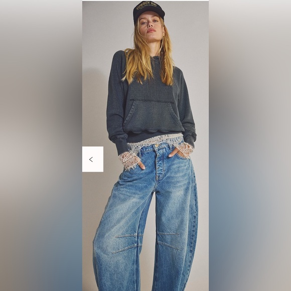 We The Free Mid Rise Barrel jeans size 27 - Picture 12 of 12